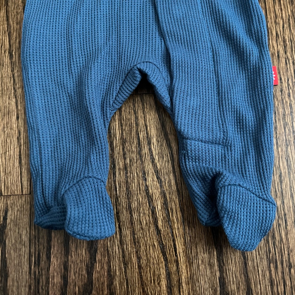 Magnetic Me Dark Blue Waffle Modal Magnetic Parent Favorite Footie Preemie - Picture 5 of 5